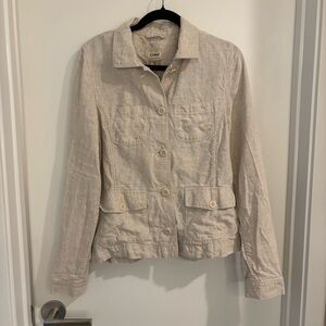 L.L.Bean linen jacket